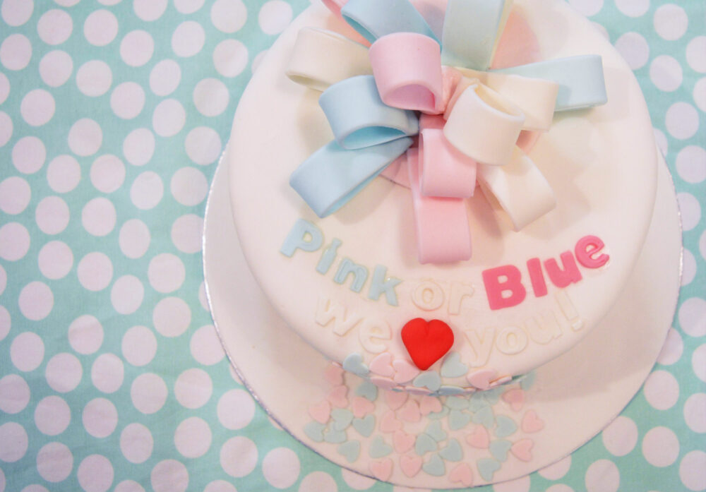 gender- reveal-taart, geslacht-onthuling-taart-bestellen