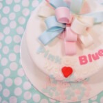 gender reveal taart, geslacht onthuling taart bestellen