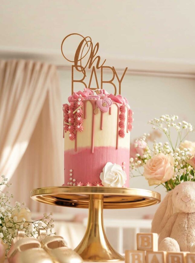 Baby girl taart babyshower taart Baby girl taart babyshower taart