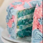 Gender reveal taart boy or girl 1