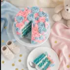 Gender reveal taart boy or girl 4
