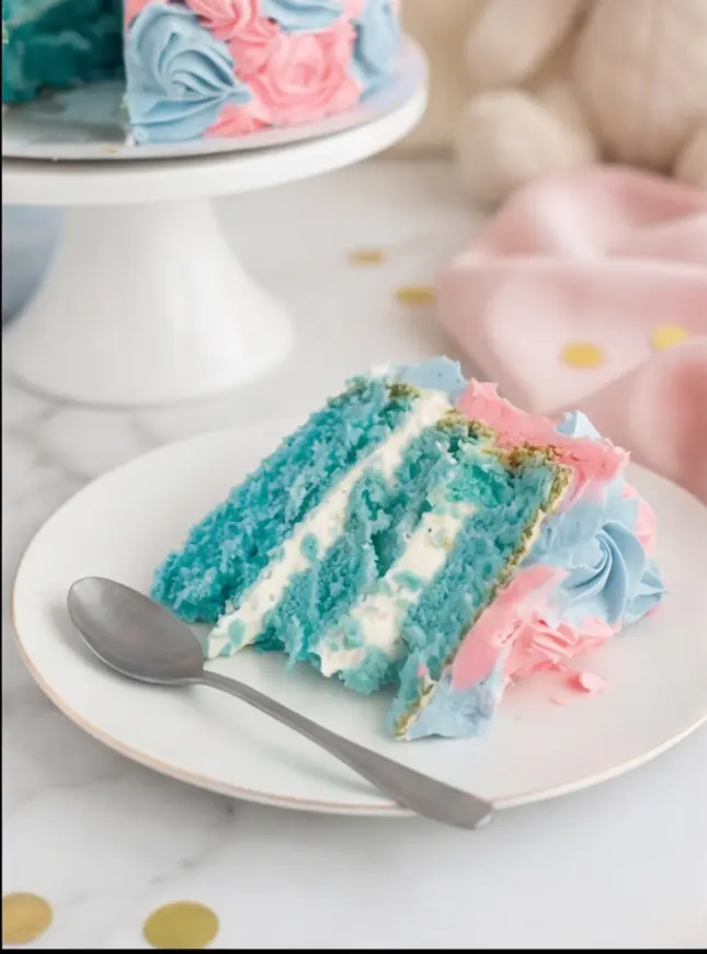 Gender reveal taart boy or girl 5 Gender reveal taart boy or girl 5