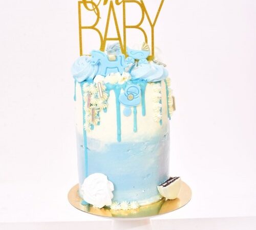 baby-shower-cake-blue-cake-topper-oh-baby-golden