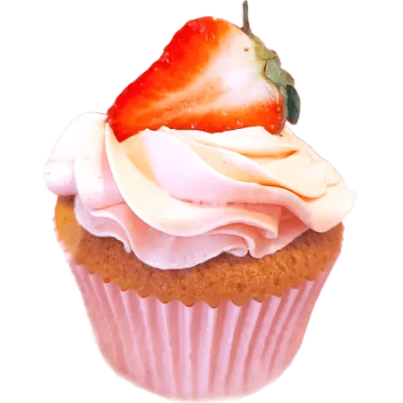 roze-aardbeien-cupcakes-in-roze-bak-papier