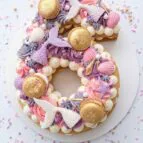 Cijfer cookie cake mermaid