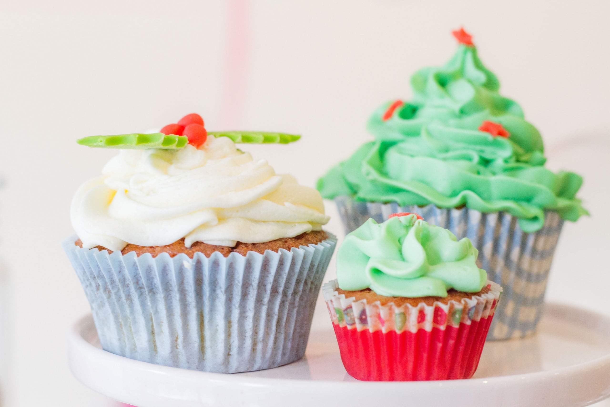 Perfect Pastry Kerst cupcakes