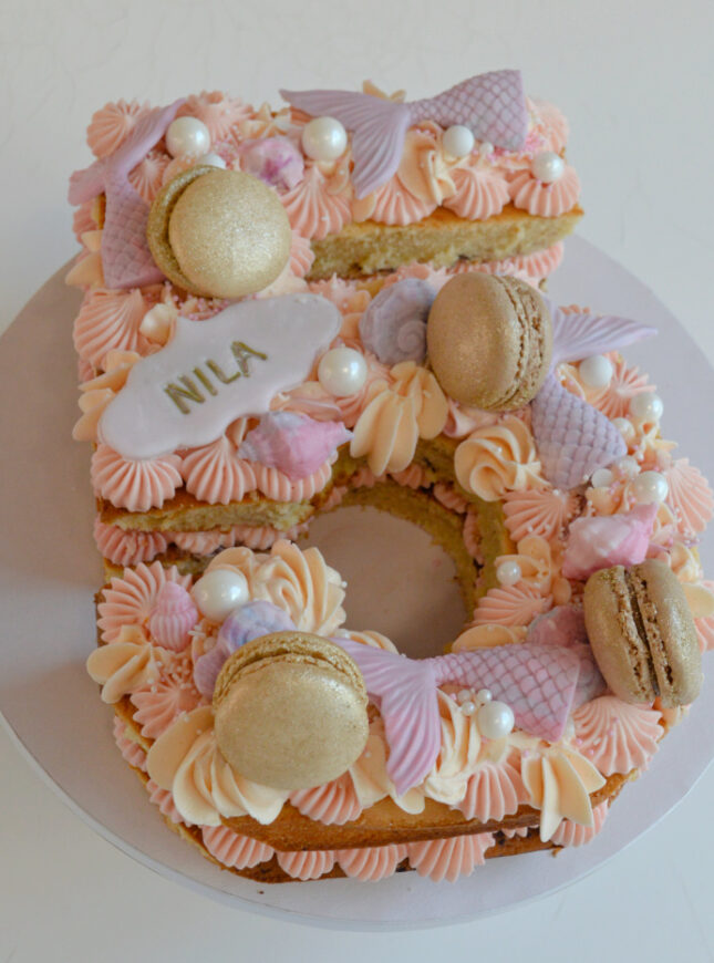 cijfertaart-mermaid-macarons cijfertaart-mermaid-macarons