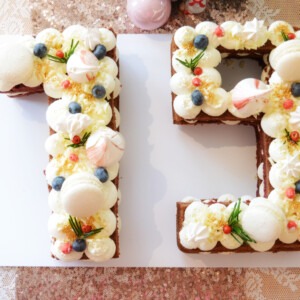 cijfer-taart-macarons