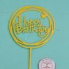Happy birthday taart topper