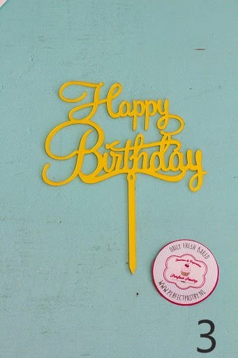 Happy birthday taart topper Happy birthday taart topper