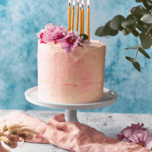 vegan-taart-roze