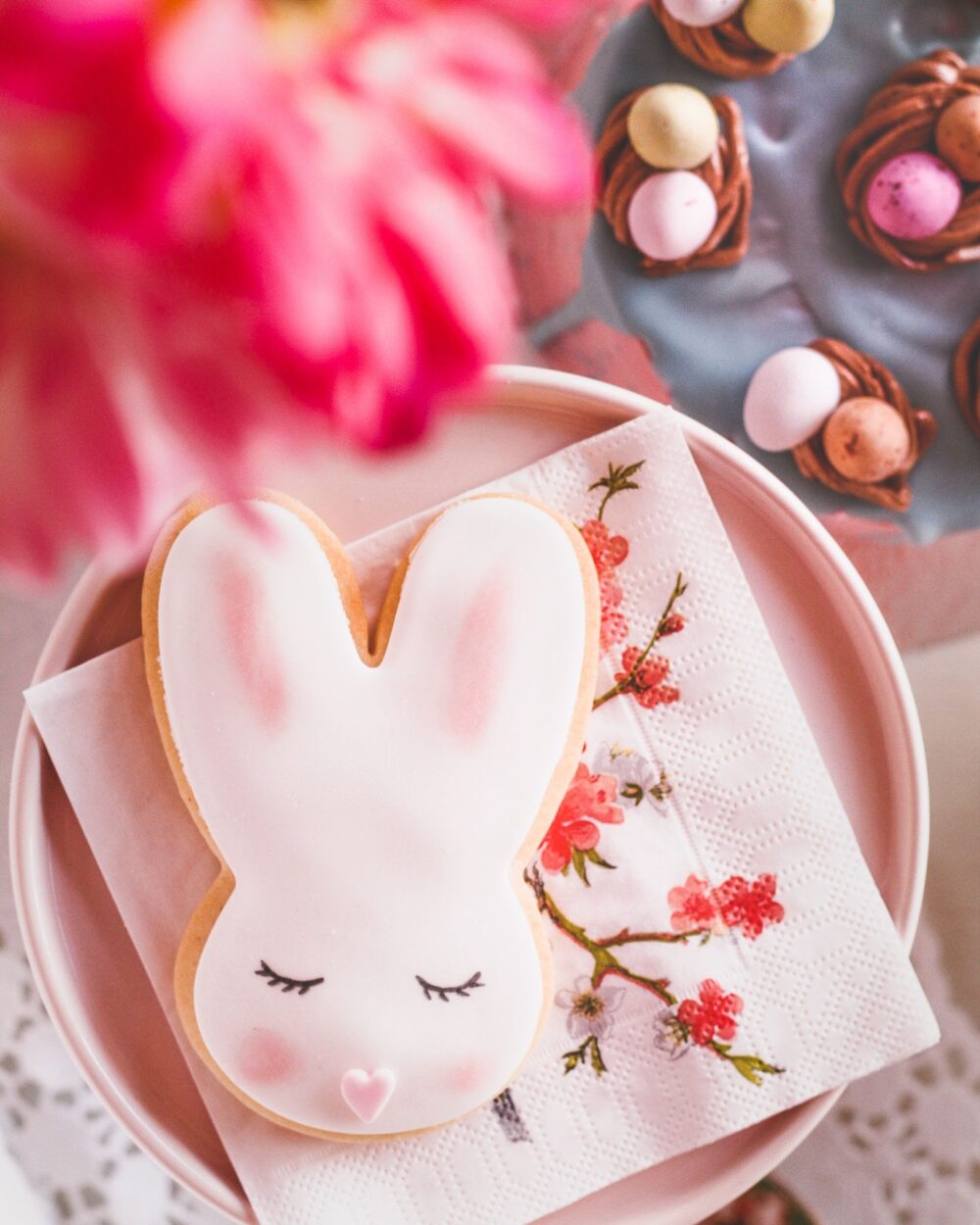 easter bunny cookies