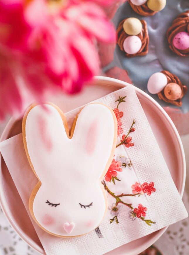 easter bunny cookies