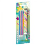 Vuurwerk Feestfontein Happy Birthday + 12 Kaarsen