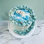 Frozen-taart-blauw-ana