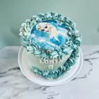 Frozen-taart-blauw-ana