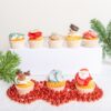 mini cupcakes kerst doos