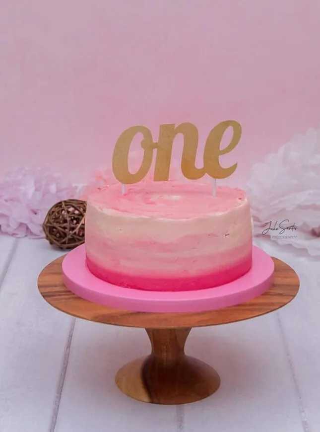 Smash-taart-roze smash-taart-meisje