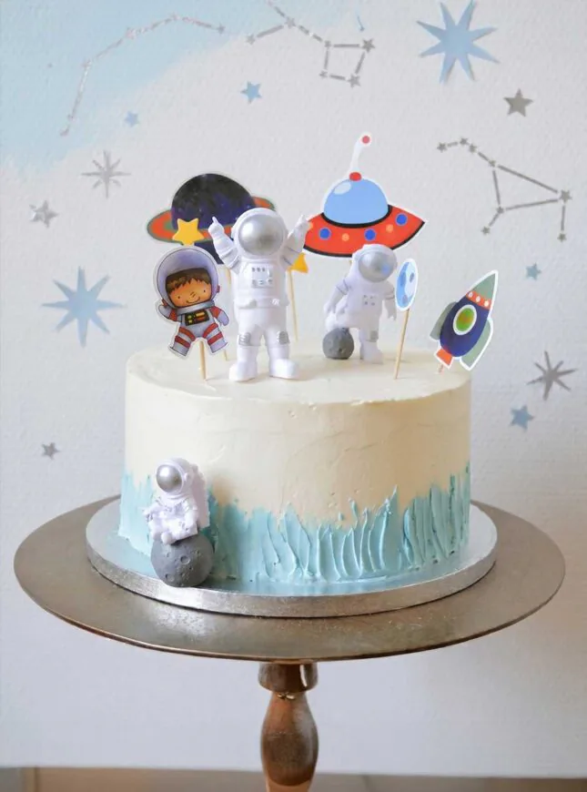 astronaut taart