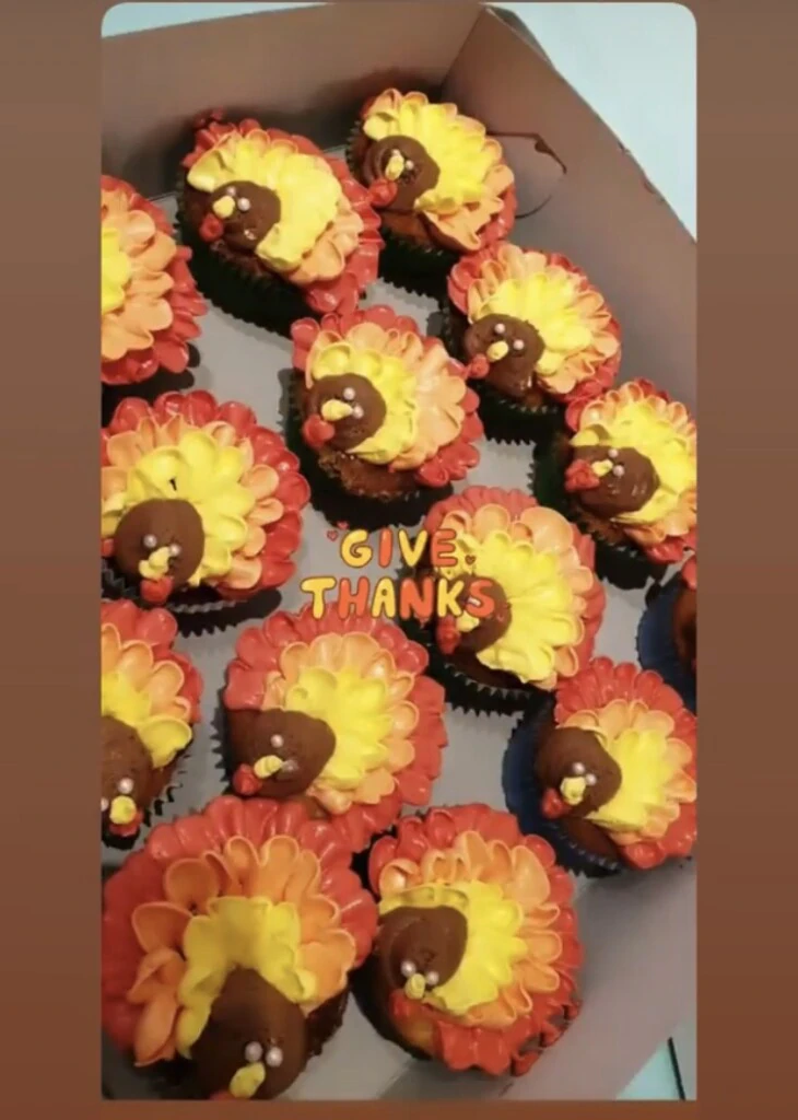 Thanksgiving cupcakes