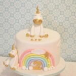 unicorn-rainbouw-roze-taart-pastel