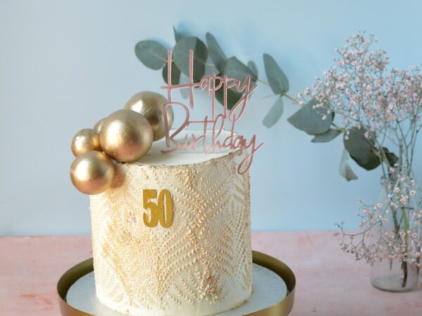 goud-50-verjaardagstaart