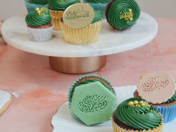 suikerfeest-cupcakes-groen-goud