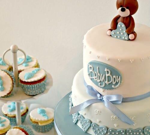 Baby -shower-jongens-taart