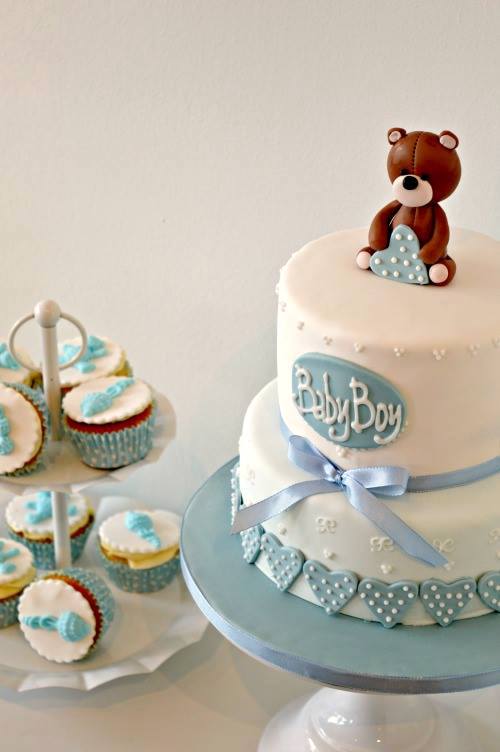 Baby -shower-jongens-taart