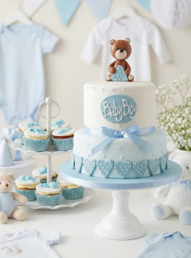 Baby boy taart beer babyshower taart2 Baby boy taart beer babyshower taart2