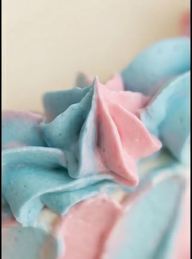 Pastel gender reveal taart 5 Pastel gender reveal taart 5