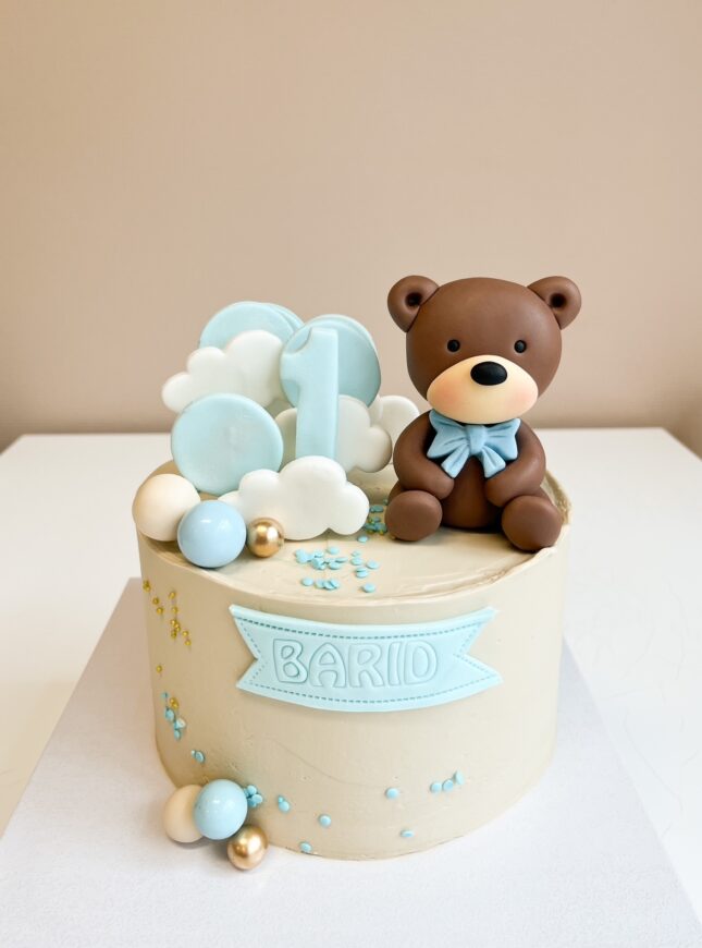 Beertje-bruin-verjaardagstaart beertje-taart