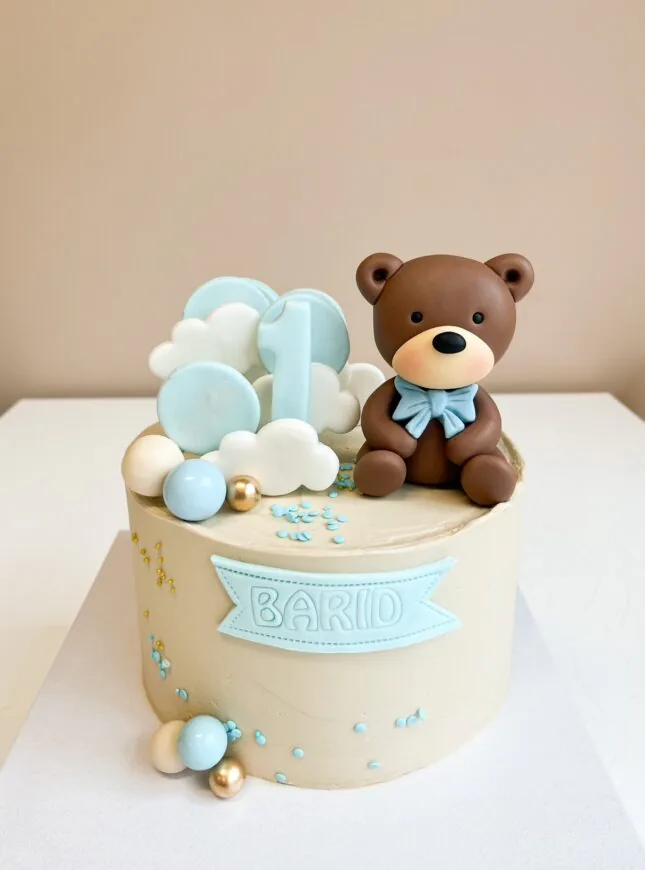 Beertje-bruin-verjaardagstaart beertje-taart