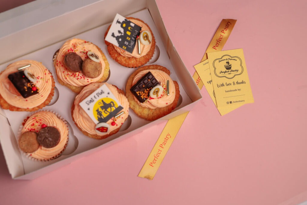 Sinterklaas cupcakes doos- vegan & glutenvrij