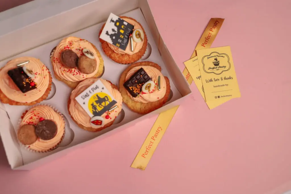 Sinterklaas cupcakes doos- vegan & glutenvrij