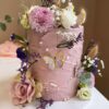 bloemen-paars-vlienders-verjaardagstaart