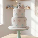Beertastisch spannende gender reveal taart