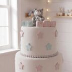 Beertastisch spannende gender reveal taart1