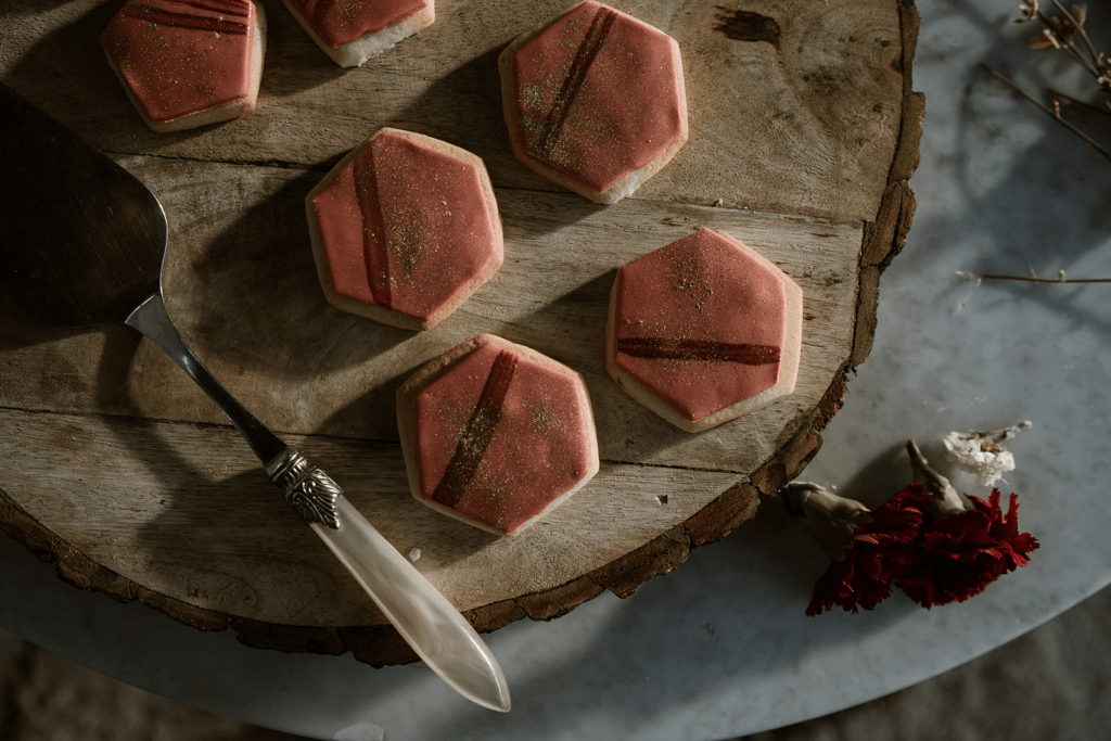 Koekvormpjes letters, cijfers en leestekens
