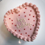 Heart Taart Happy Birthday - PerfectPastry.nl