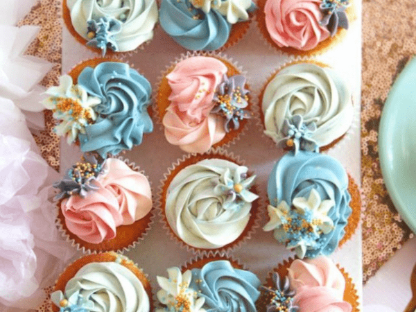 Verjaardags cupcakes box