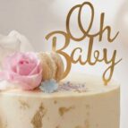 gender-reveal-taart-macarons-goud2