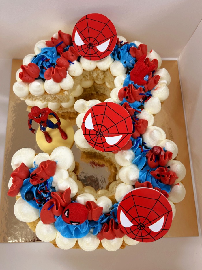 spiderman-cijfer-taart