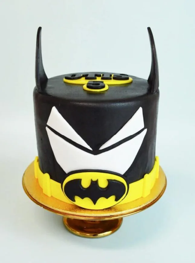 Batman-zwart-geel-taart-Perfect-Pastry
