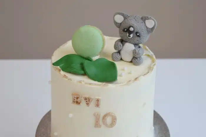 Panda-taart-fondant-figuur Panda-taart-fondant-figuur