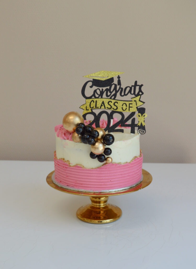 Semi-fault line graduation taart