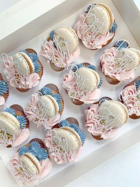 Gender-reveal- boy-or-girl-cupcakes