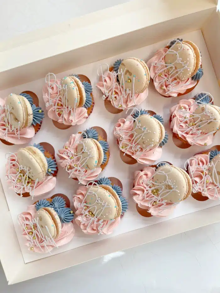 Gender reveal Boy or Girl cupcakes