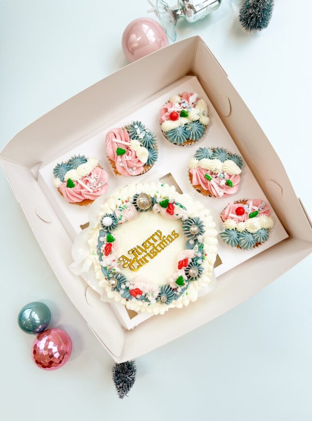 Kerst Bento cake Kerst-Bento-taart