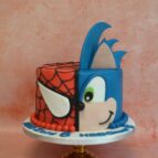 spiderman-sonic -cake-2